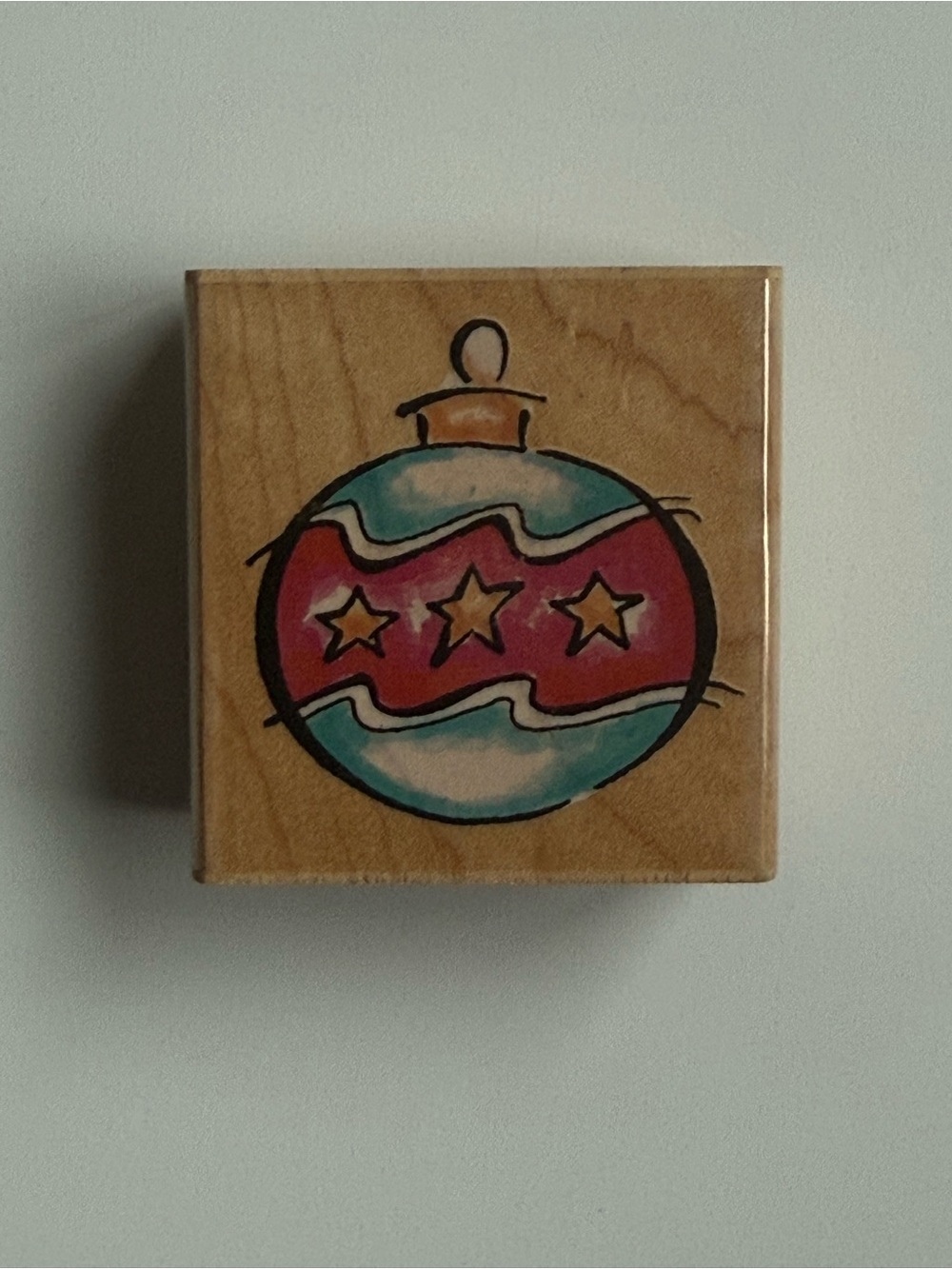 Penny Black 2000 Star Ornament Rubber Stamp 1894E